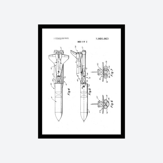 NASA Space Shuttle Patent Print 2